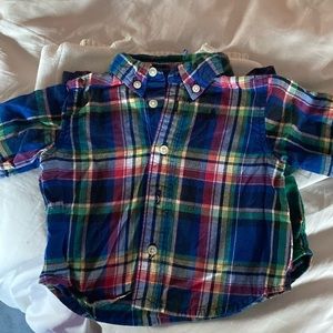 Ralph Lauren, three months, plaid shirt never worn
